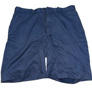 John W. Nordstrom Deep Blue Flat Front Shorts
